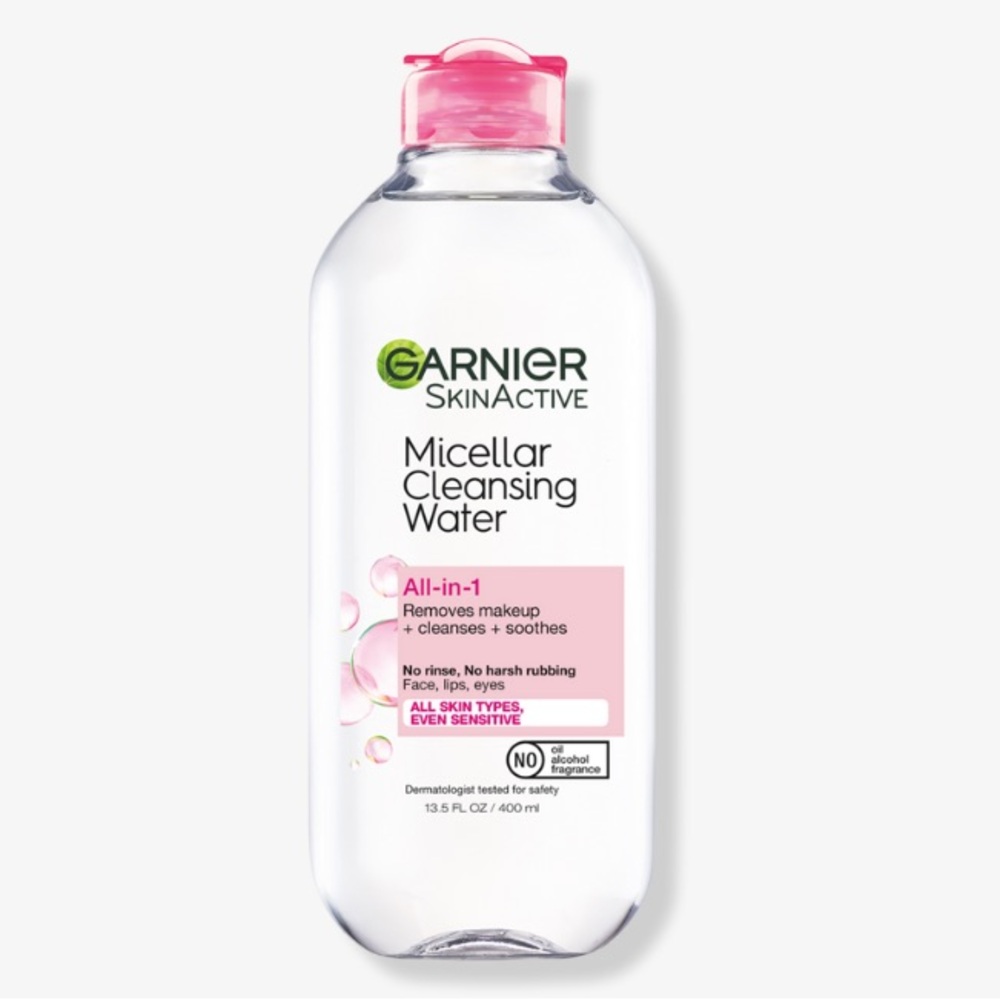 GARNIER Skin Active Micellar Cleansing Water, All-in-1, 13.5-fl oz/400 mL Sealed